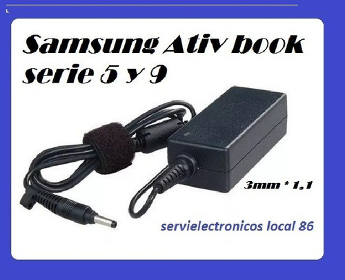 Cargador Para Samsung Ativ Book 5 7 9 Series De 19v Y 2.1a