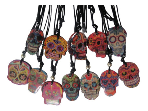 Dijes Calaveras Catrinas 2v