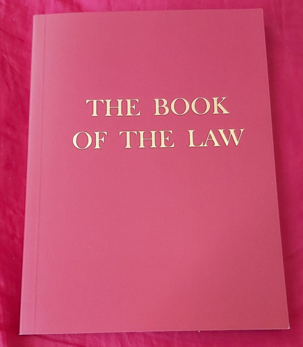 El Libro De La Ley The Book Of The Law Aliester Crowley