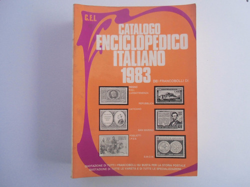 Filatelia Catálogo Enciclop. Italiano  Francobolli