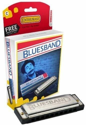 Instrumento Viento Armonica Bluesband Hohner Cromado