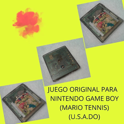 Juego Para Game Boy (mario Tennis) U.s.a.do