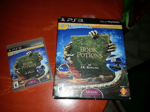 Juego Ps3 Book Of Potions Wonderbook Harry Potter Poco Uso