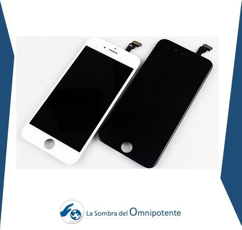Pantalla Lcd + Mica Completa iPhone 6 Plus Negra Y Blanca
