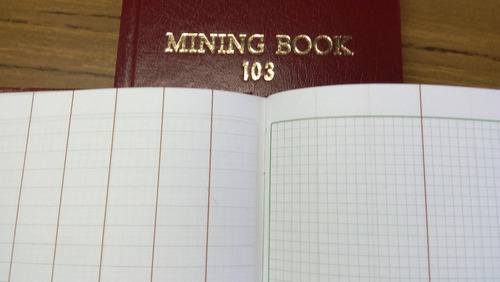 Paq De 5 Libretas Topografíca 103 Mineria Mining Book D4