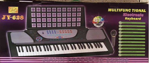 Piano Multifuncional Electrónico Keyboard Jy-628