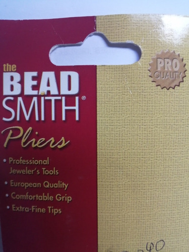 Pinzas Para Bisuteria Punta Redonda Marca Bead Smith