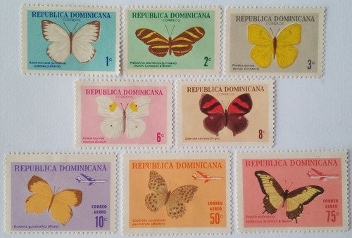 República Dominicana. Serie: Mariposas. Año: .