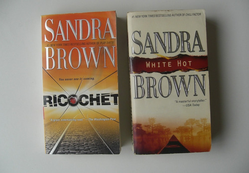Ricochet / White Hot Sandra Brown Paperback En Ingles