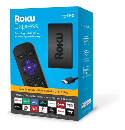 Roku Express Hd Con Control / Netflix, Smart Tv, Apple Tv