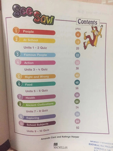 See Saw Libro En Inglés Student Book 5to Grado Primaria