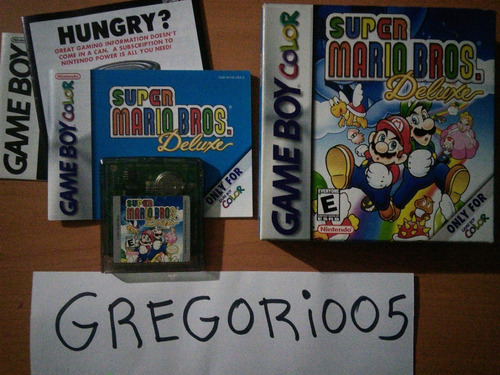 Super Mario Bros Dx Game Boy Color, Completo Precio V!