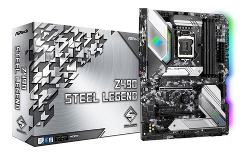 Tarjeta Madre Asrock Intel Z490 Steel Legend Lga  Rgb