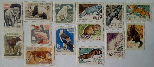 Urss. Serie: Centenario Zoológico Moscu.  / Fauna.
