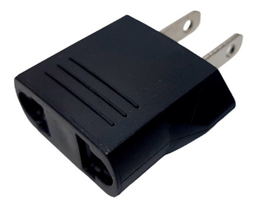 Adaptador De Enchufe Europeo A Americano Negro