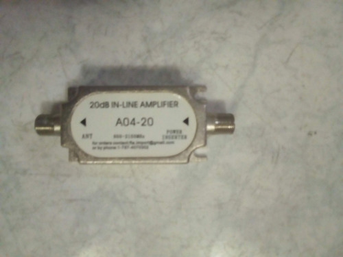 Amplificador De Linea Satélital 20 Db -oferta-