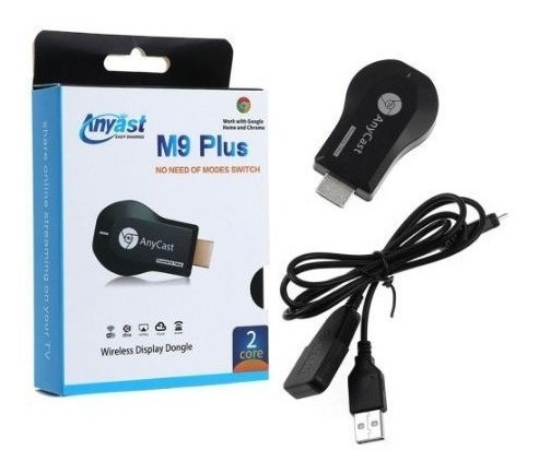 Anycast Hdmi M9 Plus Netfl Prime Smart Tv Youtube Android