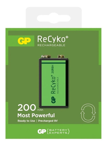 Bateria Recargable Gp 9v Recyko 200mah