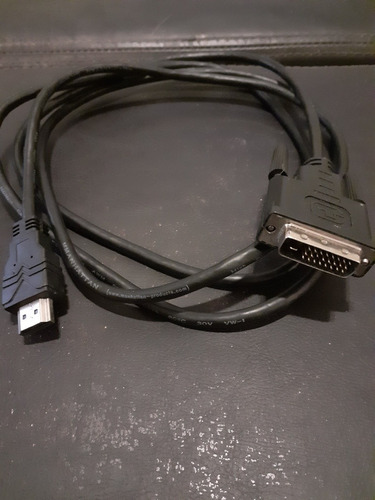 Cable Adaptador Hdmi A Dvi (24+1) Full Link 25 Pines Macho