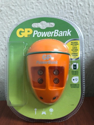 Cargador Bateria Gp Powerbank 9v Sin Baterías