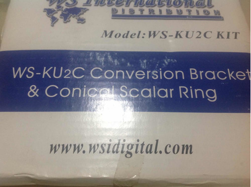 Conical Scalar Ring Soporte Lnb Ku / C Ws International Fta