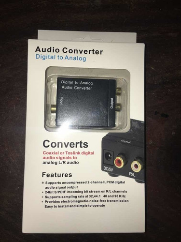 Convertidor De Audio Digital A Rca