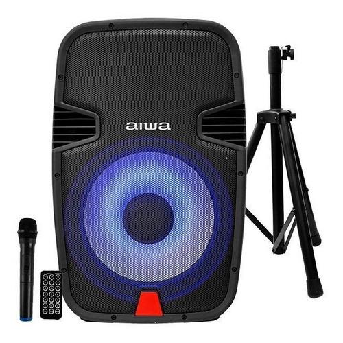 Corneta Aiwa 15 PuLG 1000w,recargable+bluetooth+microfono