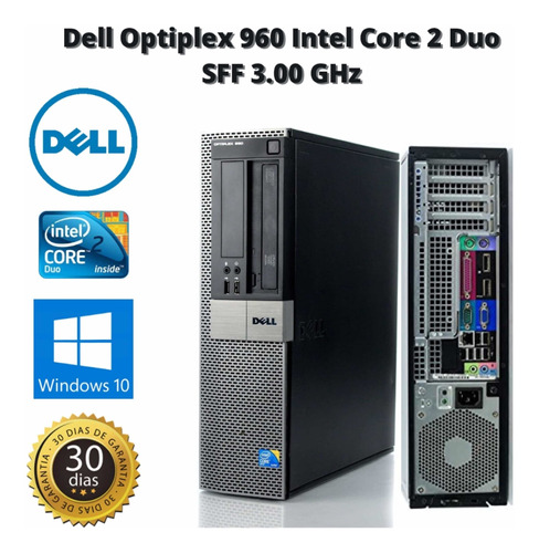 Dell Core 2 Dúo Modelo  Gb Hdd, 4 Gb Ram, 3.00 Ghz