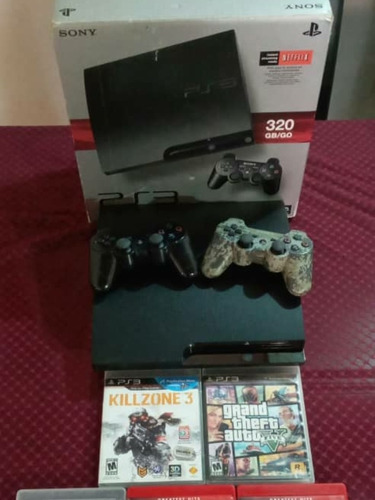 En Venta Playstation 3 Con Dos Controles Y Sus Juegos