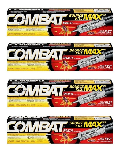 Gel Combat 60g Mata Cucarachas Y Chiripas Original Usa