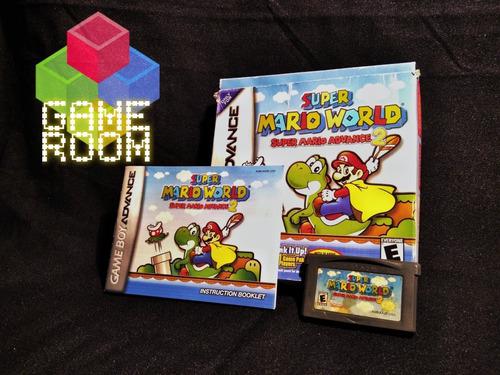 Juego De Gameboy Advance Súper Mario World Caja Manual