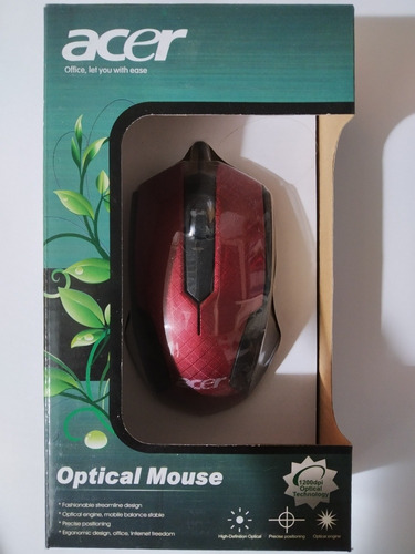 Mouse Acer Óptico Usb