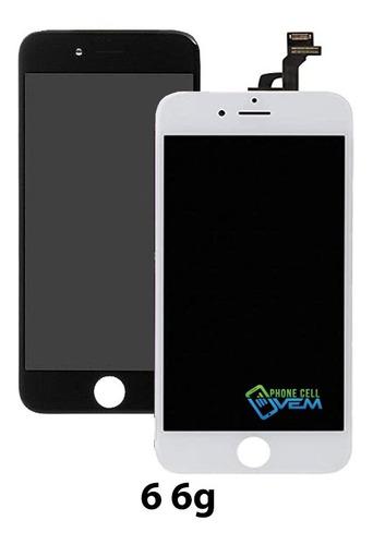 Pantalla Lcd + Mica Táctil iPhone 6 6g Blanca Y Negra