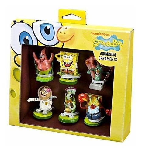 Penn Plax Adorno Resina Bob Esponja 5 Cms X 2 Adornos