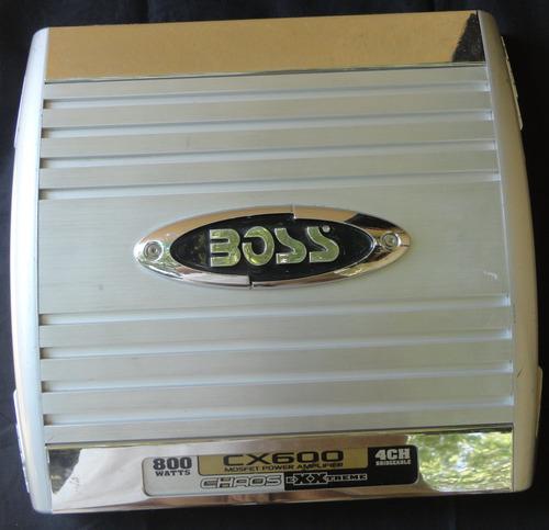 Planta Amplificador Boss Cx600 800 Watts 4 Canales 35v