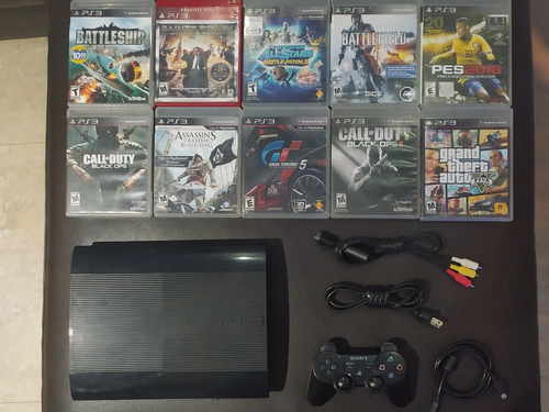 Playstation 3 Super Slim 15 Juegos En Buen Estado