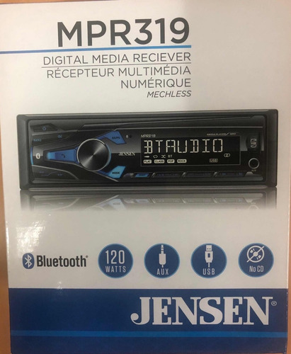 Radio Reproductor Jensen Mpr319 Bluetooth