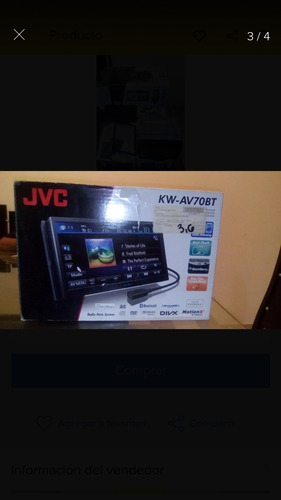 Reproductor Doble Dim Jvc Modelo Kw-av70bt