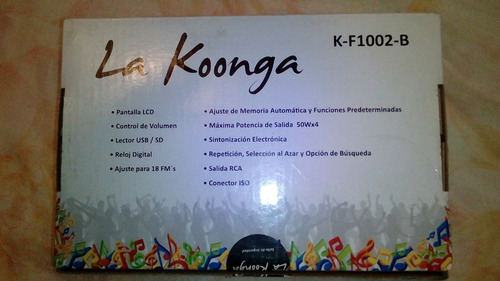 Reproductor Koonga K-f