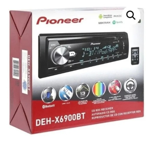 Reproductor Pioneer Deh-bt Impecable Blutob 100 Vrds