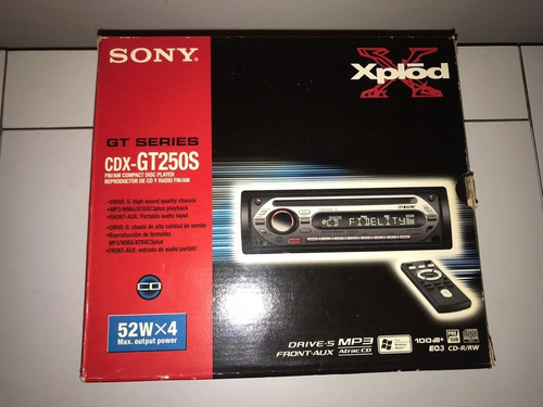 Reproductor Sony Xplod Original De Cd Mp3 (gt250s)