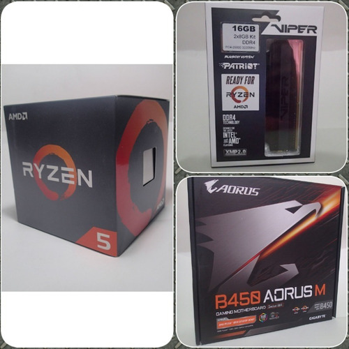 Ryzen  Combo(procesador, Memorias, T-madre)