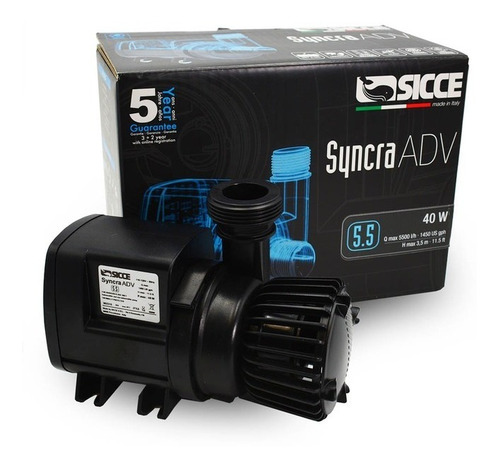 Sicce Syncra Adv Bomba 5,5 Agua  Lth, 3 Metros