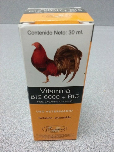 Super Vitamina B + B15 De 30ml 40dls (cad. )