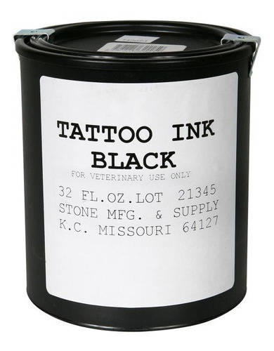 Tinta Para Tatuar Animales Stone (importada) 946 Ml