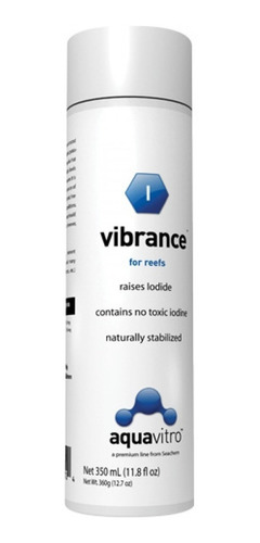 Vibrance Iodide Corales Marino De Seachem 350 Ml