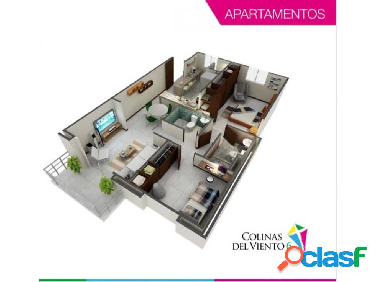 Apartamento, Urb. Colinas del Viento 78m2