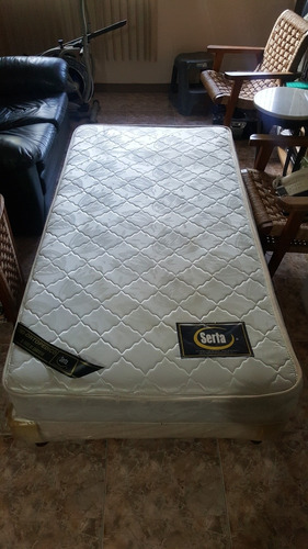 Box Spring Con Colchón Individual - Cod-