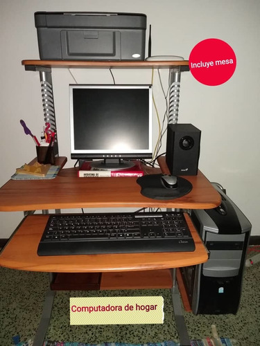 Computadora+mesa+impresora
