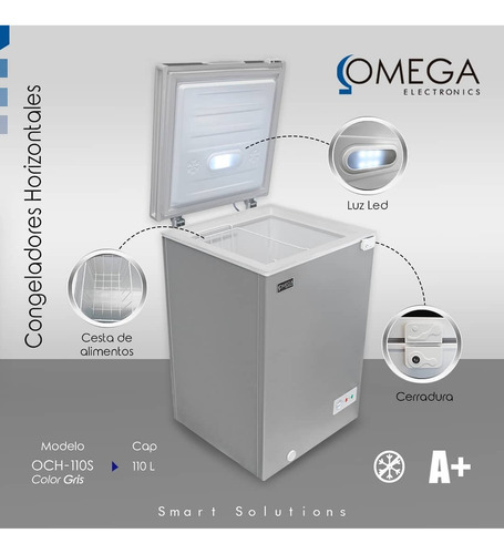 Congelador Horizontal Omega Electrónics 110 Litros